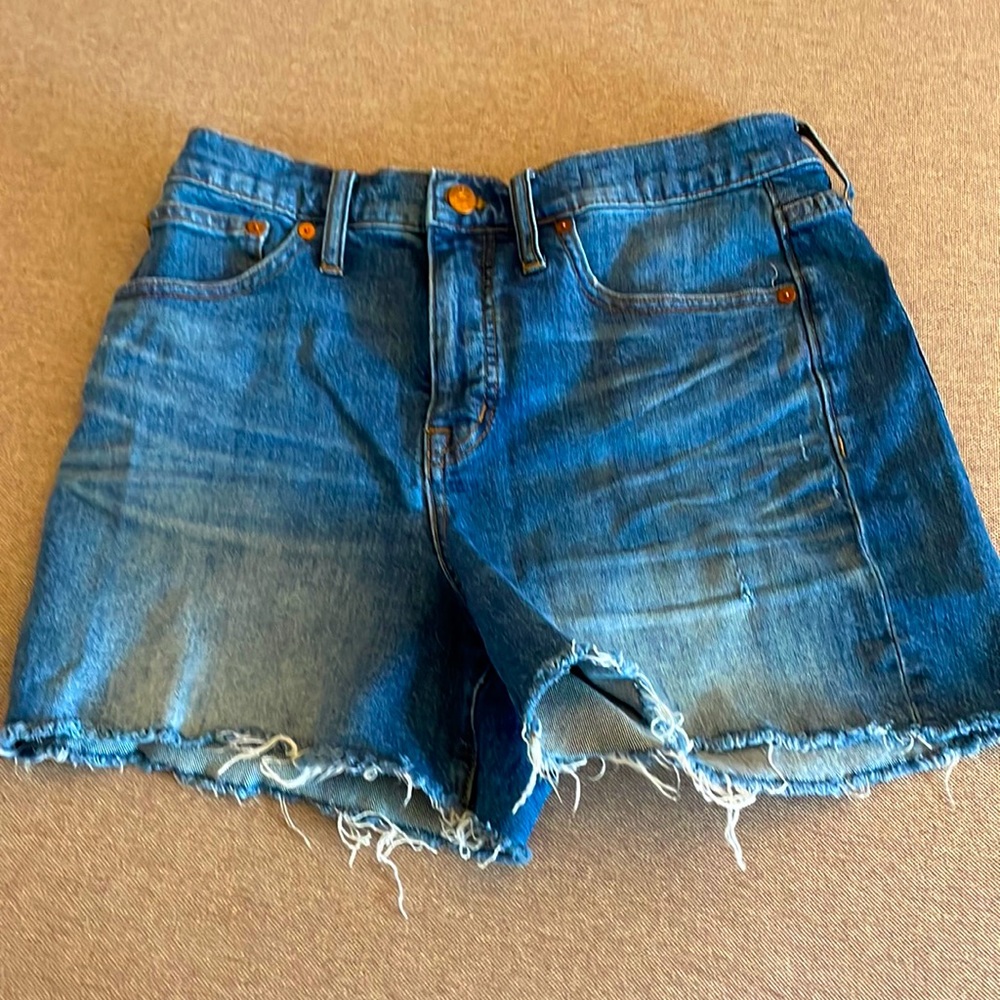 Madewell High Rise Denim Shorts